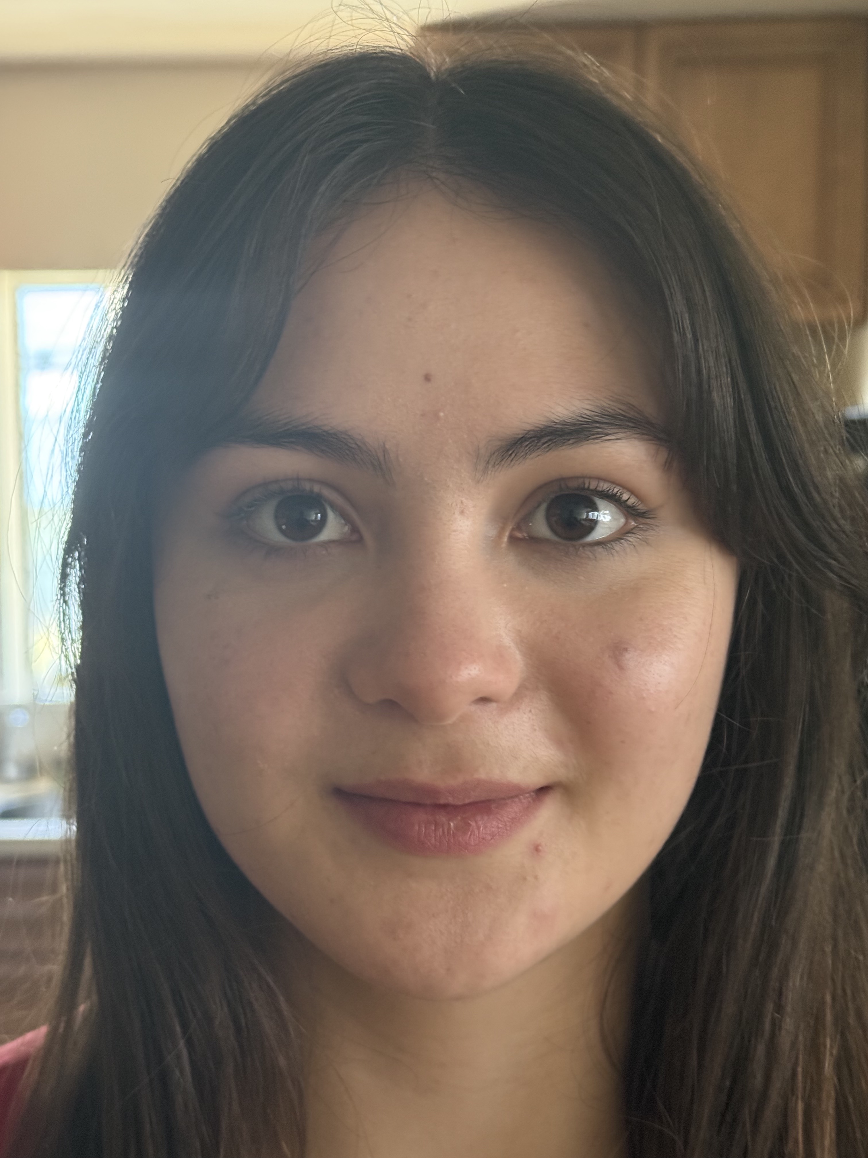 Stepped back and zoomed in selfie