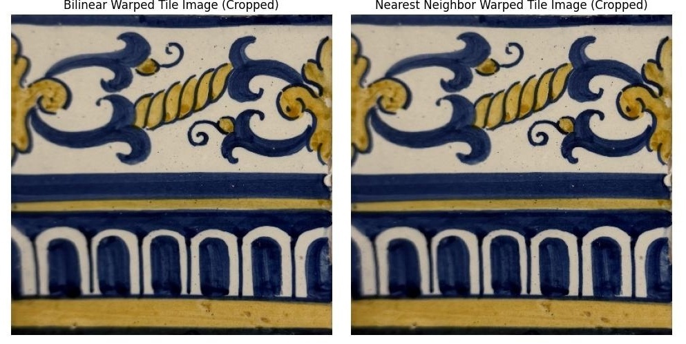 tile nn vs bilinear rectification